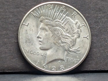 1928-S Peace Silver Dollar - Choice BU