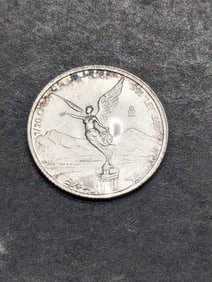 1/20th Oz. .999 PURE SILVER 1996 Mexico Libertad Miniature Designed Round