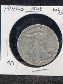 1941-D Walking Liberty Half Dollar