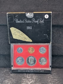 United States Mint Proof Set 1981-S Type II OGP