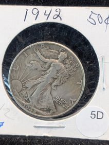 1942 Walking Liberty Half Dollar