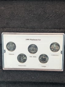 1999-P Platinum Quarters Delaware, Pennsylvania, New Jersey, Georgia, Connecticut?