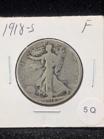 1918-S Walking Liberty Half Dollar