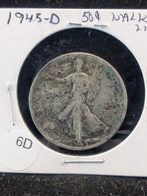 1945-D Walking Liberty Half Dollar