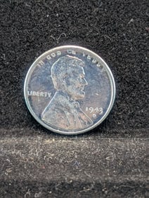 ERROR- 1943-D- Steel Penny- WDDO-023-Conca- RPM-22- UNC?