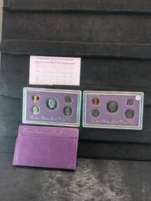 (2 sets) United States Mint Proof Sets 1990-S one OGP one in Govt. Plastic