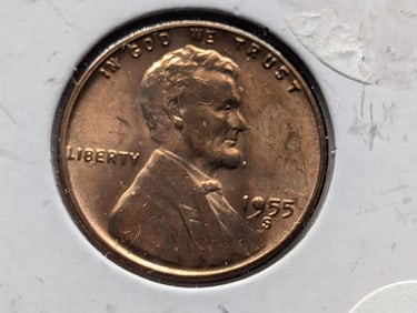 1955-S Lincoln Wheat Cent