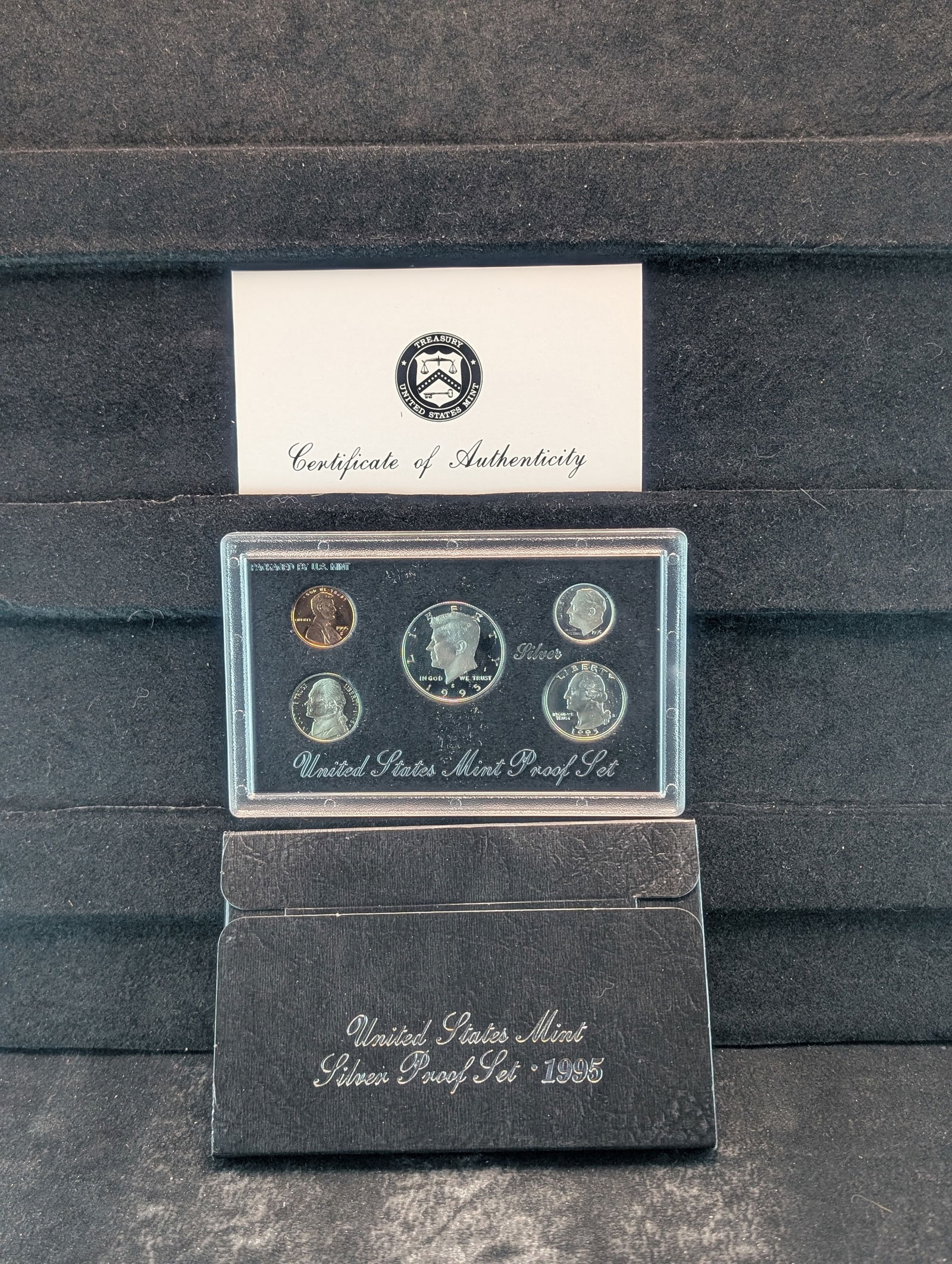 1995-S U.S. Silver Proof Set In OGP w/COA (1 of 4)