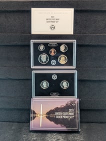 2021-S U.S. Silver Proof Set In OGP w/COA