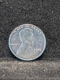 ERROR- 1943-P- Steel Penny-WDDO-001-Stage A- UNC?