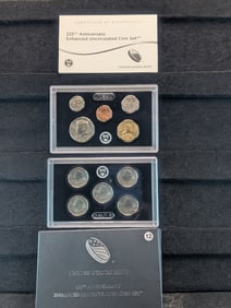 United States Mint 2017-S 225th Anniversary Enhanced Unc Coin Set OGP