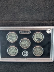 United States Mint 2017-S Enhanced Quarter Set in Govt. Plastic