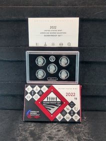 United States Mint 2022-S American Women Quarters Silver Proof Set OGP