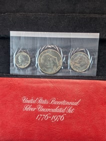 1976-S Silver Bicentennial Uncirculated Set - 40% Silver
