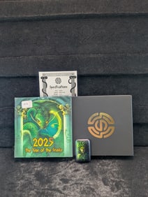 2025 Two Oz. .9999 Silver Bar Year of the Snake