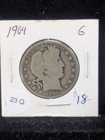 1904 Barber Half Dollar
