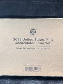 2022 United States Mint UNC Coin Set Denver and Philadelphia OGP unopened package