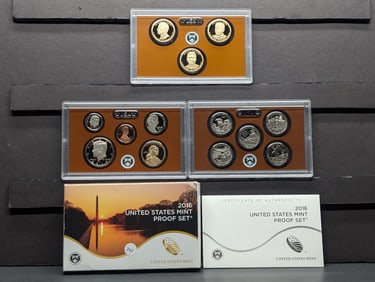 2016-S U.S. Mint Proof Set. 14 Coin Set