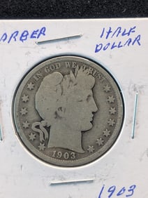 1903 Barber Half Dollar - 90% Silver
