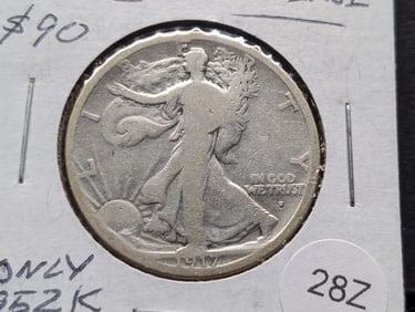 1917-S "Obverse" Walking Liberty Half Dollar