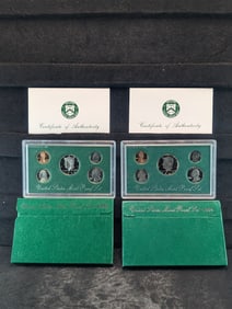 (2 Sets) 1994-S & 1998-S Proof Sets In OGP w/COA