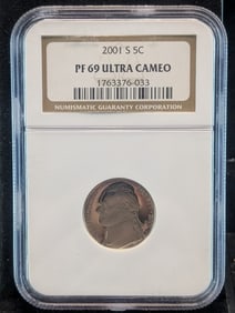 2001-S NGC PF-69- Ultra Cameo Jefferson 5-cents??