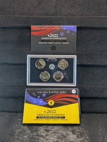 United States Mint 2022-S American Innovation $ Coin Reverse Proof Set