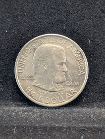 1822-1922 Ulysses S Grant Memorial 100th Anniv. Of Birth Classic Commemorative Silver Half Dollar.