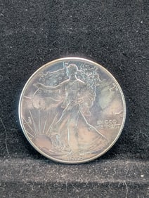 1986 Brilliant Uncirculated Key Date .999 Pure Silver American Eagle.