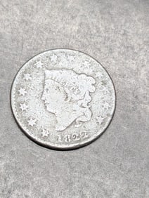 1822 Coronet head Large Cent, scarce