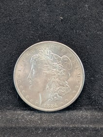 ERROR- VAM- 15- LDS -1884-O- Morgan Silver Dollar- Closely UNC- Nice coin for the error collector??