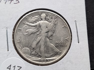 1943 Walking Liberty Half Dollar