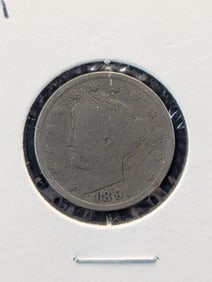 1891 Liberty V Nickel