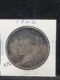 1922 Peace Dollar