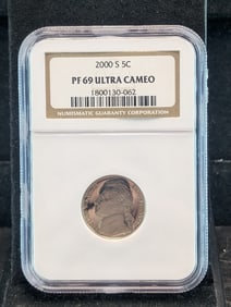 2000-S-NGC-PF-69-Ultra Cameo- Jefferson Nickel?