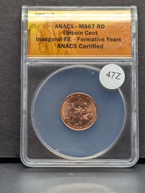 2009-D MS67RD Lincoln "Formative years", (Graded by ANACS)