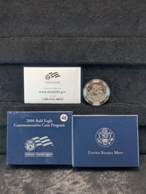 2008 S Bald Eagle Commemorative Coin Program US Mint OGP