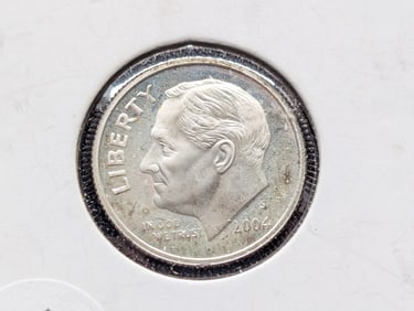 2004-S "Silver" Proof Roosevelt Dime
