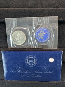 1971-S Eisenhower Uncirculated Silver Dollar In OGP