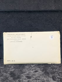 1971 P & D Uncirculated Mint Set In OGP