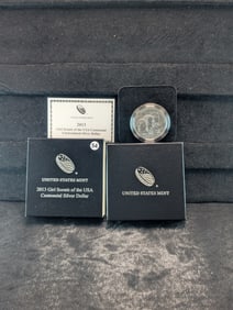 United States Mint 2013-W Girl Scouts of the USA Centennial Silver Dollar OGP