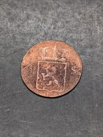 1826 1/4 S Nederland Indie Coin, 199 Years Old!