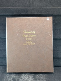 Curated Dansco Binder Kennedy Half Dollars 2012-2022 Including proof only issues Silver issues