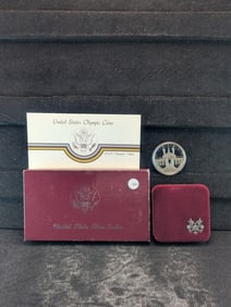 1984-S U.S. Olympic Games Silver Proof- Dollar- OGP?