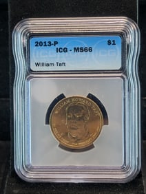 2013-P-ICG-MS-66-William Taft Dollar??