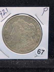 1921 P Morgan Silver Dollar