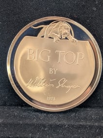 1973 Franklin Mint BIG TOP Bronze Proof Medallion Bright & Flashy??