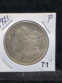 1921 P Morgan Silver Dollar