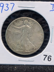 1937 D Walking Liberty Half Dollar