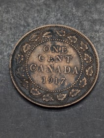 1917 (EF-AU) Canadian One Cent, 108 Years Old!